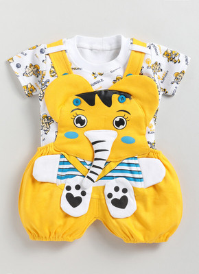 Mommy Club Baby Boys & Baby Girls Casual Dungaree Dungaree(Mlticolor)