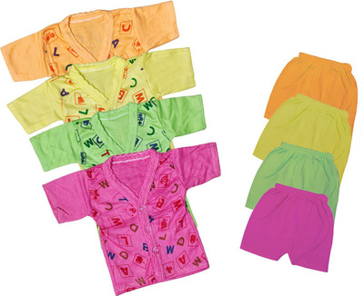 ReshmaaEnter Baby Boys & Baby Girls Casual T-shirt Shorts(D-2-3-4-6)