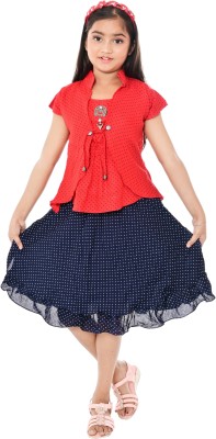 New Fashion Girls Casual Top Skirt(Red)