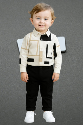 RIYANSHI Baby Boys Casual Shirt Pant(Multicolor)