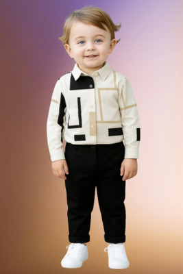 RIYANSHI Boys Casual Shirt Pant(Multicolor)