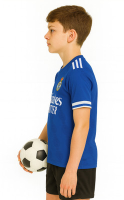 DOSTITCH Boys & Girls Casual T-shirt Shorts(Blue)