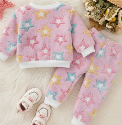 Minnat Fashion Baby Boys & Baby Girls Party(Festive) Shirt Pant(PINK)