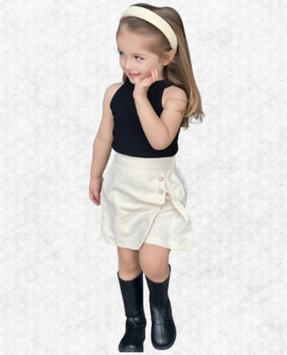 Dressto Girls Party(Festive) Top Shorts(BLACK)