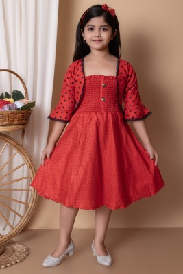 Coco Fashion Girls Party(Festive) Dress Jacket(Red)