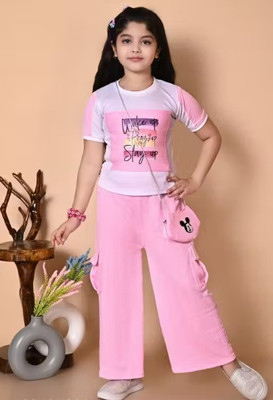TULIP Girls Party(Festive) Top Capri(PINK)