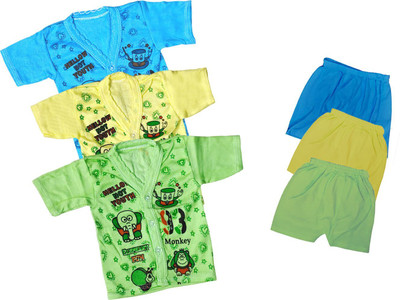 ReshmaaEnter Baby Boys & Baby Girls Casual T-shirt Shorts(E-1-4-6)