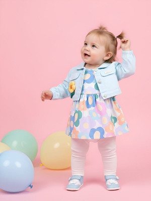 BABY'S DAY Baby Girls Casual Top Legging(Sky Blue)