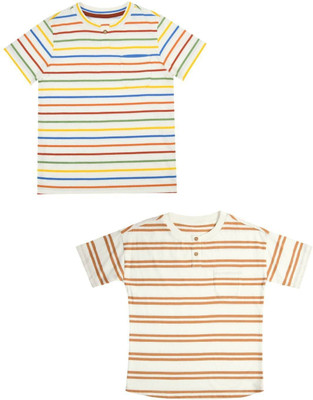 Spunkies Boys Casual T-shirt T-shirt(White)
