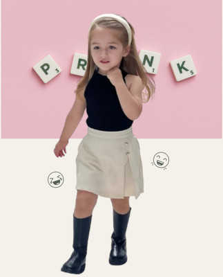 menvy Girls Party(Festive) Top Shorts(BLACK)