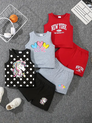 Mimmy Kids Baby Boys & Baby Girls Casual T-shirt Shorts(Multicolor)