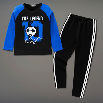 tarsier Boys Casual T-shirt Track Pants(PLAYER_BK.NET PANT)