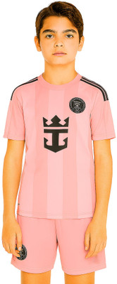 Ryze Boys & Girls Casual T-shirt Shorts(Pink)
