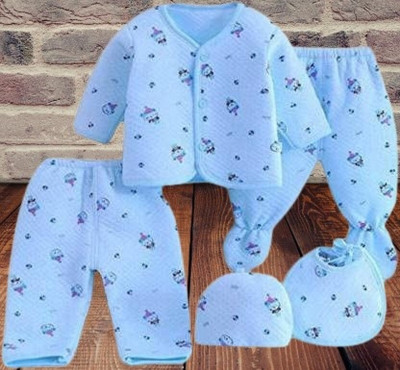 SWASUM Baby Boys & Baby Girls Casual Vest Pyjama(BLUE)