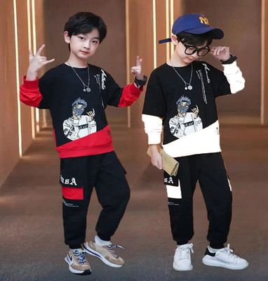 Cute N Tight Baby Boys & Baby Girls Casual T-shirt Track Pants(Red-White)