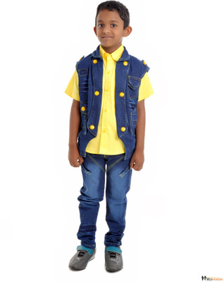Aceline Boys Party(Festive) Shirt Pant(Blue)