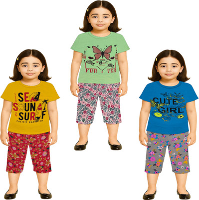 NK TRENDZ Girls Casual Pyjama Pyjama(YW-PIS-BL)