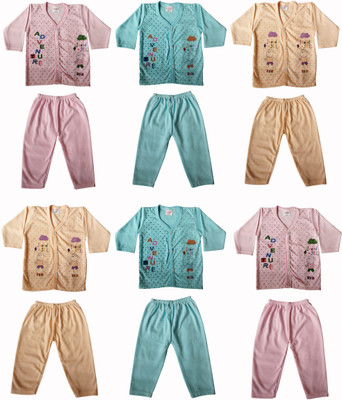 ATXP Baby Boys & Baby Girls Casual T-shirt Pant(Multicolour)