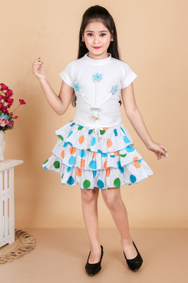 BL Fashion Bazar Girls Party(Festive) Shirt Top(BLUE)