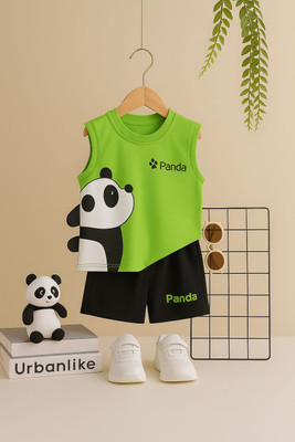 FMFASHIONS Baby Boys Ben 10 Casual T-shirt Shorts(GREEN&BLACK)