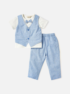JUNIORS by Babyshop Baby Boys Casual T-shirt Pant(Blue)
