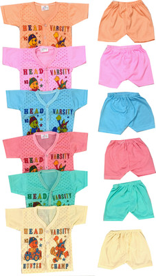 Fly Step Baby Boys & Baby Girls Casual Dress Dress(Mulitcolor)