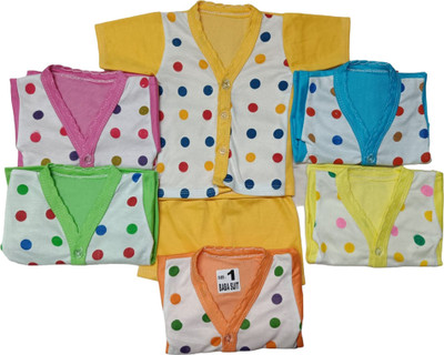 ReshmaaEnter Baby Boys & Baby Girls Casual Shirt Shorts(Multi 3)