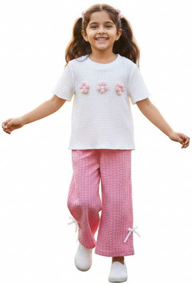 SAKFASHION Girls Party(Festive) Top Pant(PINK)