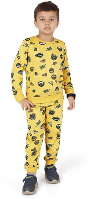 TRESNOVA Boys Casual Top Pyjama(YELLOW)