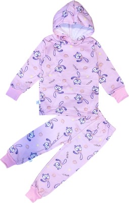 Mahi Fashion Boys & Girls Casual Jacket Pyjama(Pink)