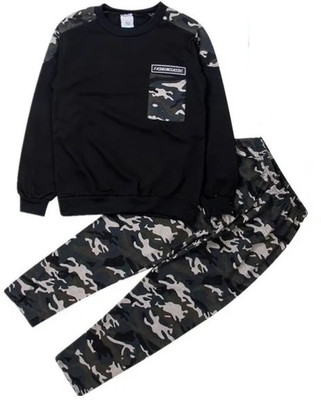 Sagar Impex Boys Party(Festive) T-shirt Trouser(Black)