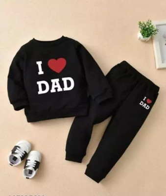 MUCARE Baby Boys Casual T-shirt Pyjama(BLACK)