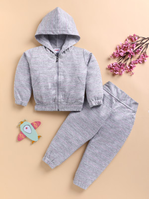 LACKii DOLL Baby Girls Casual Sweatshirt Sweatpant(Pink)