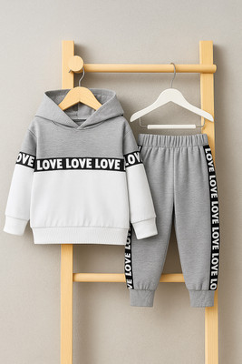 Aggarwalsales Baby Boys & Baby Girls Casual Sweatshirt Track Pants(Grey)
