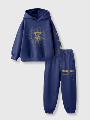 Nap Chief Boys & Girls Casual Sweatshirt Track Pants(Dark Navy)