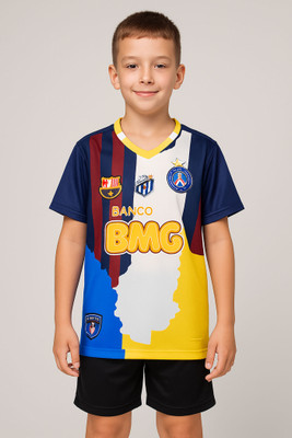 DOSTITCH Boys & Girls Casual T-shirt Shorts(Multicolor)