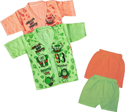 ReshmaaEnter Baby Boys & Baby Girls Casual T-shirt Shorts(E-5-6)