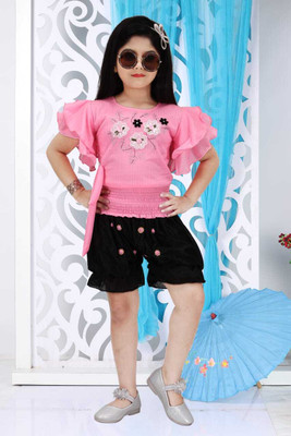 Hipposippo Baby Girls Party(Festive) Top Pant(PINK)