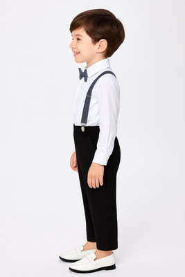 HV CREATION COLLECTION Baby Boys Party(Festive) Shirt Pant(White)