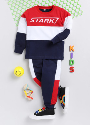 carrydreams Boys Casual T-shirt Trouser(RED)