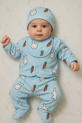 SHINING4 Baby Boys & Baby Girls Casual T-shirt Pyjama(BLUE)
