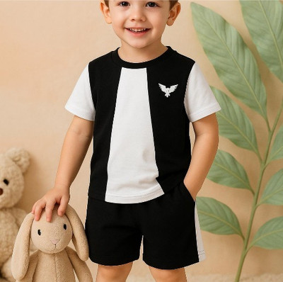 jktraders Baby Boys & Baby Girls Casual T-shirt Shorts(( Multi Color ))