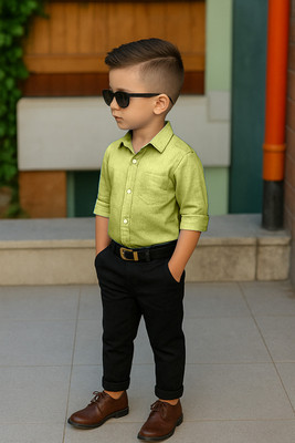 Nelkar Boys Party(Festive) Shirt Pant(POPTI)