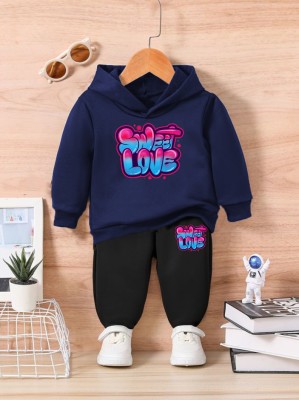 Joggers Park Boys & Girls Casual Sweatshirt Track Suit(Dark Blue)