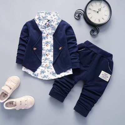 FASHION VELLY Baby Boys & Baby Girls Party(Festive) Jacket Pant(NAVY BLUE)