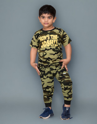 TINY TOON Boys Jungle Book Casual T-shirt Pyjama(Green)