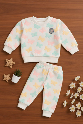 JGLIMAFASHION Baby Girls Casual Sweatshirt Pant(Multycolor)