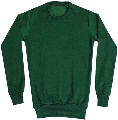 IndiWeaves Full Sleeve Solid Boys Sweatshirt