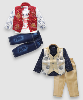 ChoiceTraders Baby Boys Casual Dress Shirt(MULTICOLOR 01)