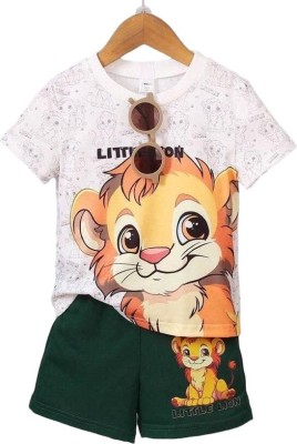 ZADMUS Baby Boys Party(Festive) T-shirt Shorts(Green)